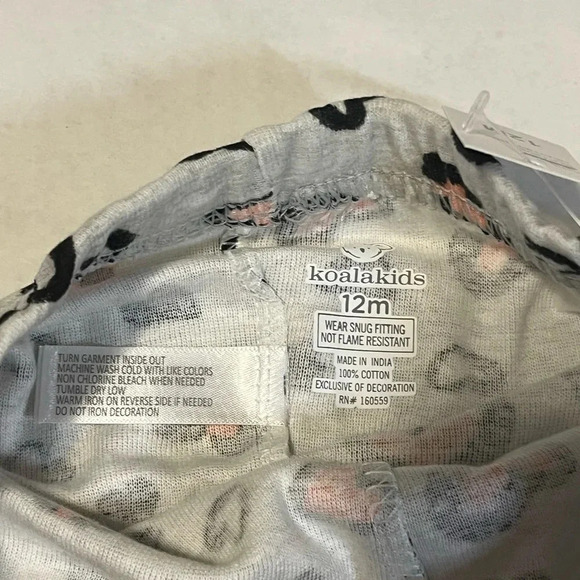 Koola Baby pajamas 4 piece set with short and long sleeve and pant elastic waist - Picture 14 of 16